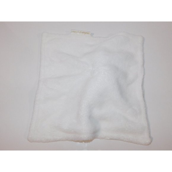 Blankets & Beyond White Bear Gray Polka Dot plush Security Blanket Nunu Lovey - Picture 5 of 5